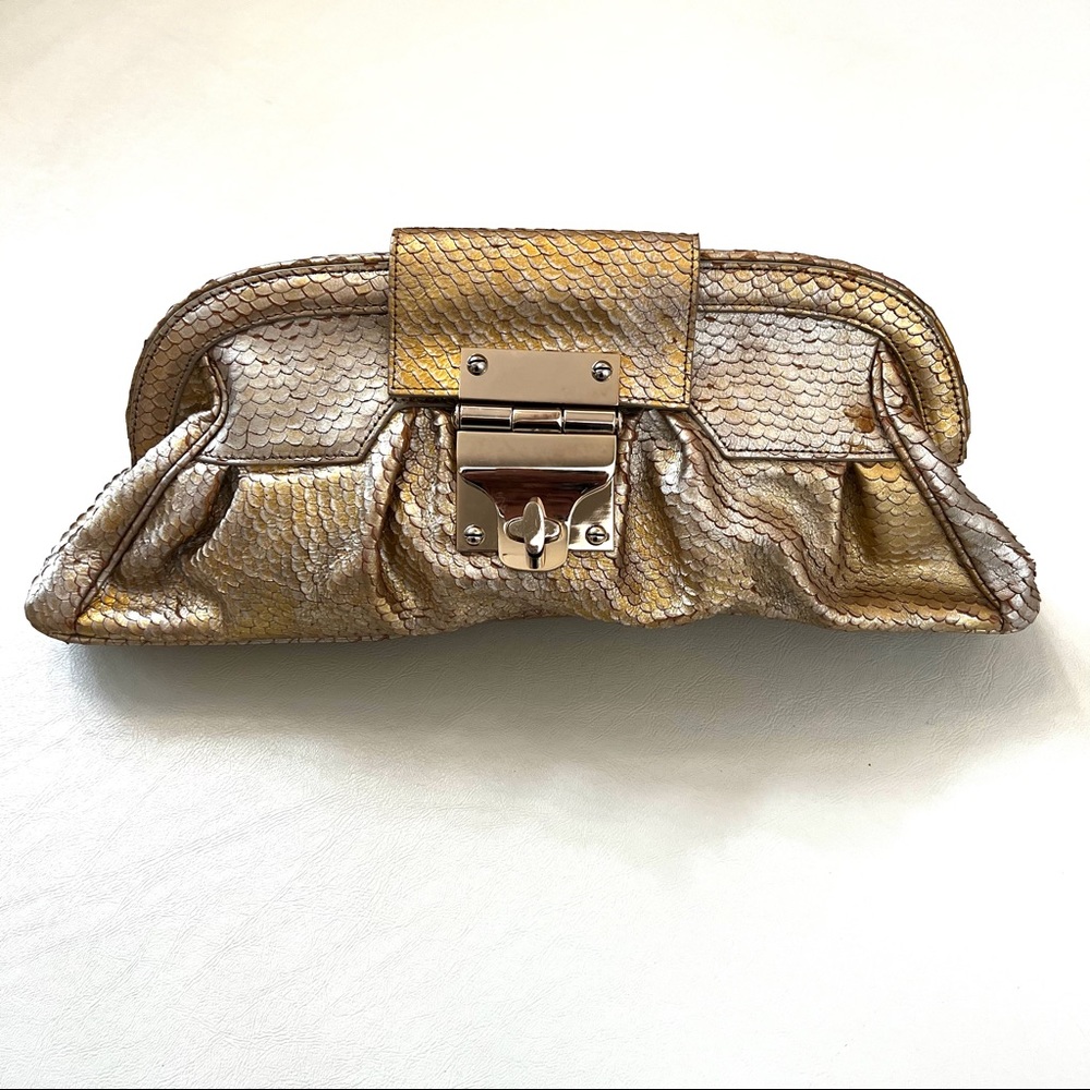 Alexis Hudson Gold Clutch B#24
